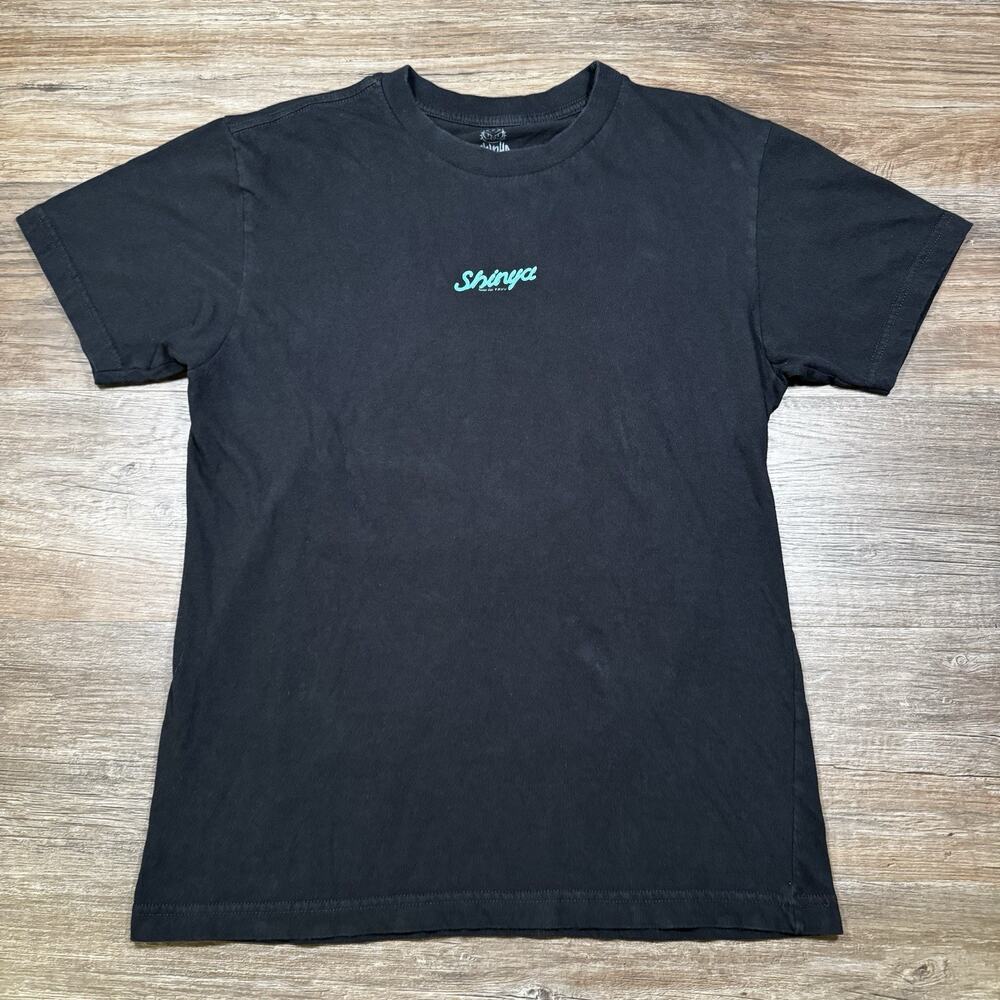 Shinya Tuner Car Magazine T Shirt Men M Black JDM Japanese Drift Graphic Tee